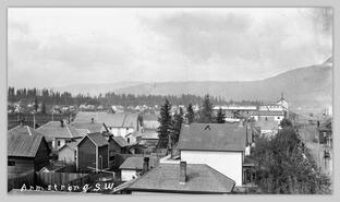 Armstrong, looking south-west from United Church roof
