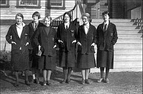 Group of students at St. Michael's School for Girls