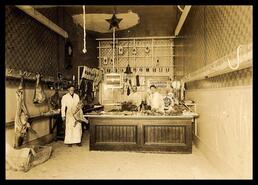 Butcher shop, Nelson (1911)