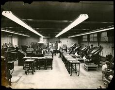 Nelson Daily News composing room