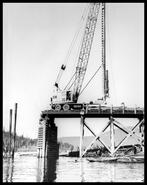 Sugar Lake bridge construction