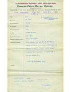 C.P.R. Revelstoke Division - Accident report [R-023 / Injuries / John Lefter, August 27, 1911]