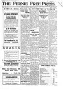 The Fernie Free Press, February 3, 1911