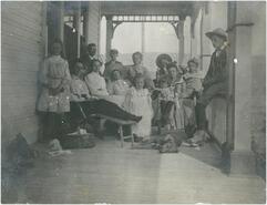  Lily Robinson and children