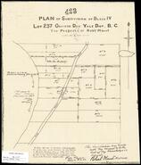 Plan of subdivision of Block IV Lot 237 Osoyoos Division Yale District, B.C.