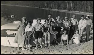 Group at Shuswap Lake