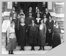First staff of Armstrong Consolidated School, 1921-1922