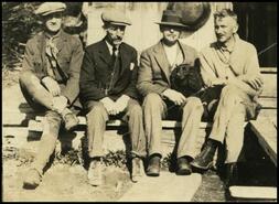 [Group of men at Vaseaux Lake]