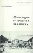 Thirty-third annual report of the Okanagan Historical Society