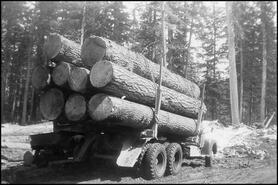 Baird Bros. logging truck