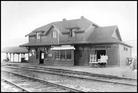 C.P.R. station at Okanagan Landing