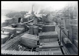 Mundy Lumber Co. mill lumber yard