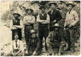 Group photograph of pioneers of Granite Creek