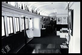 S.S. Moyie Museum - Men's saloon, starboard side, facing aft