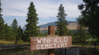 Winfield Cemetery : Newene Road, Lake Country, British Columbia, Canada.ﾠ