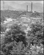 Downtown Trail and smelter, 1950s
