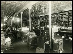Interior of Manly's Hardware store