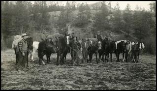 Hunting party from Alpine Ranch