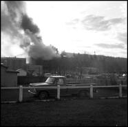 Fire at Enderby High School