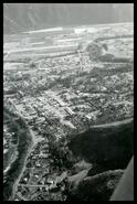 Aerial view of downtown Grand Forks and Riverside area