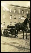 Curtis Transfer horse and wagon, First Street East