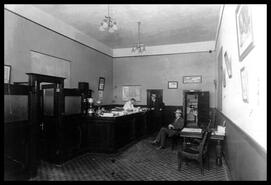 Interior of Boundary Loan & Trust Co., Grand Forks, B.C.