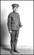 Arden Bush in World War I uniform