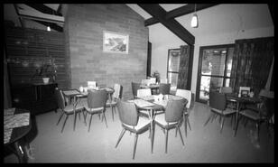 Dining area inside Moberly Manor