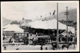 "A.G. Barnes Circus in Fernie B.C."