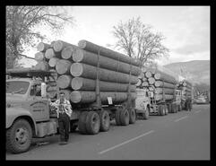 Armstrong Sawmill Ltd. truck in Hoo Hoo Club logging truck parade