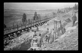 Construction of Vernon Irrigation System, Grey Canal