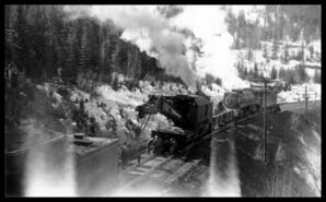 Train loading at Base Metal Mine