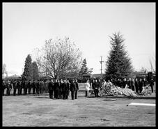 Brigadier W.C. Murphy's burial ceremony