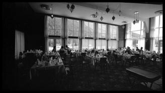 Dining room inside Northlander Motor Hotel