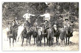 Group of Men on horseback
