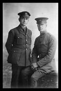 Arthur H. Sovereign and his brother Garnet in uniform