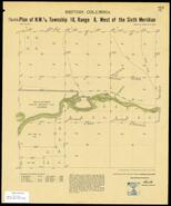 Plan of NW 1/4 Township 18 Range 8 West of the Sixth Meridian