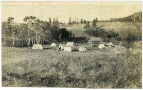 Outpost at Aspen Grove ranch during C.P.R. surveyor tour