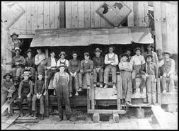 Enderby's Sawmill crew