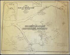 Map of part of Slocan Mining Camp, West Kootenay
