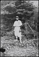 Slocan City baseball team player Frank Hufty