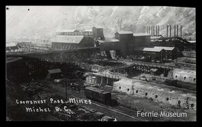 "Crowsnest Pass Mines, Michel, B.C."