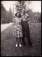 Beryl Harrop and Cyril Smith in Enderby, B.C.