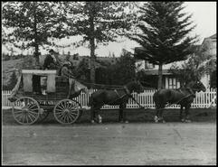 [B.C. Express Co. stagecoach No. 6, Main Street]