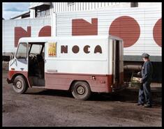 North Okanagan Creamery Association delivery van at plant