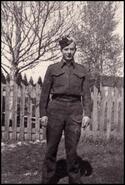 Howard Palmer in military uniform