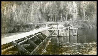 Fish trap on Eagle River