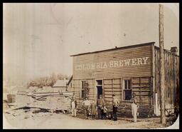 Construction of Columbia Brewery, Grand Forks, B.C.
