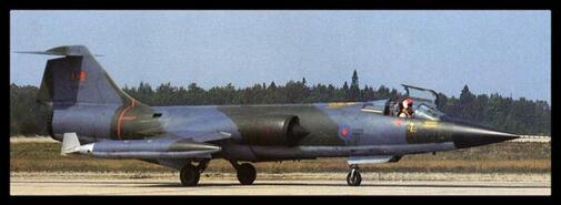 CF-104 with  new camouflage scheme flown by John Newlove