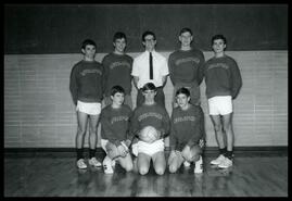 Revelstoke Secondary School senior boys' 1967/68 volleyball team